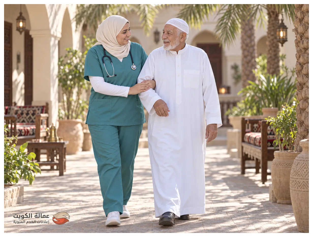 رعاية طبية منزلية لكبار السن والمعاقين